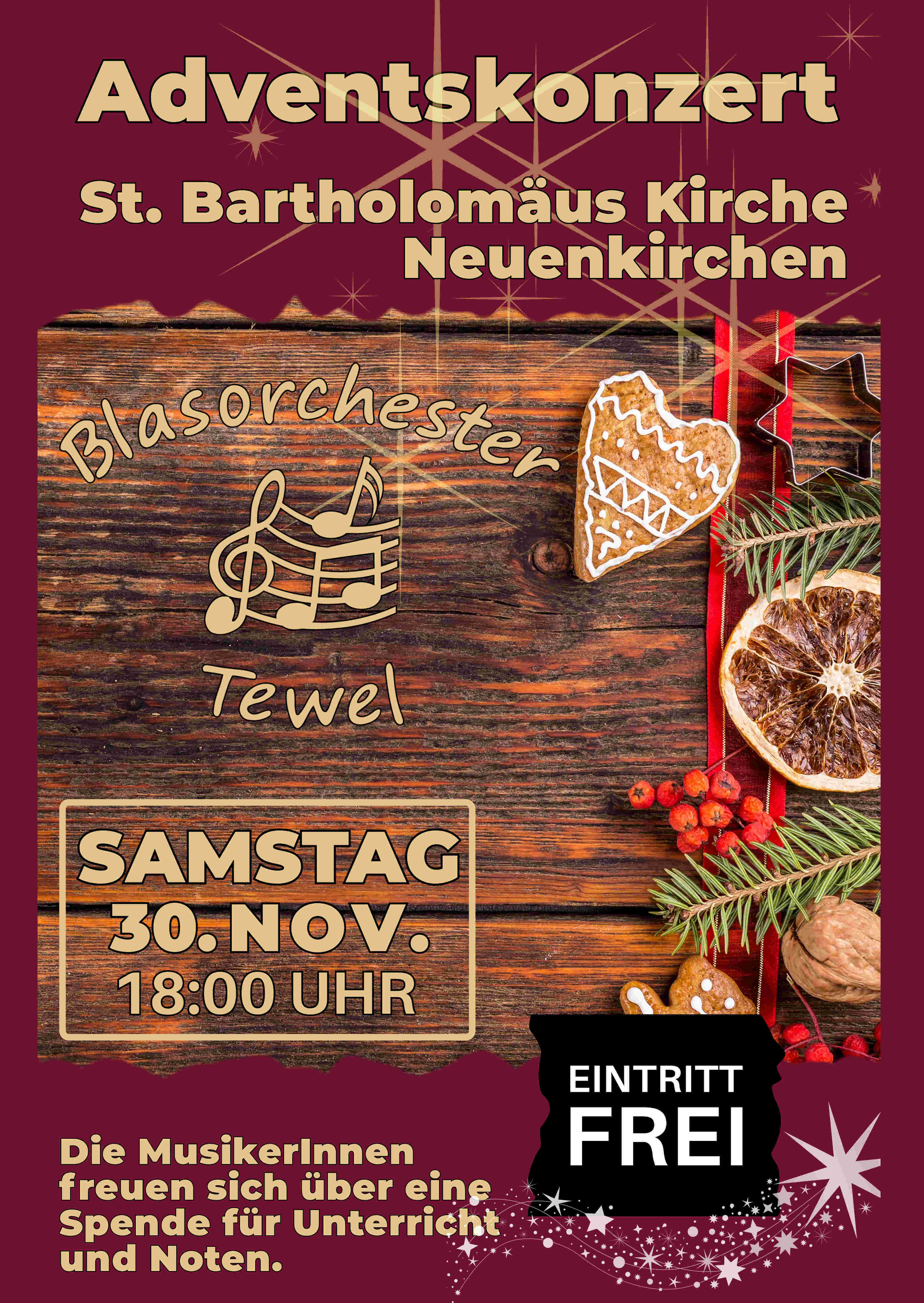 Adventskonzert Blasorchester Tewel Adventskonzert Blasorchester Tewel