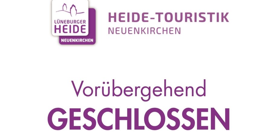 Vorübergehend Geschlossen - Schild