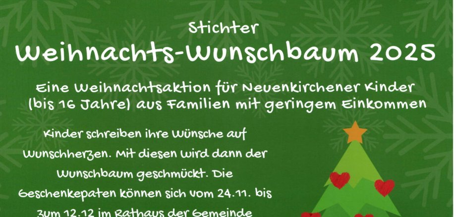 Plakat Weihnachts-Wunschbaum Plakat Weihnachts-Wunschbaum