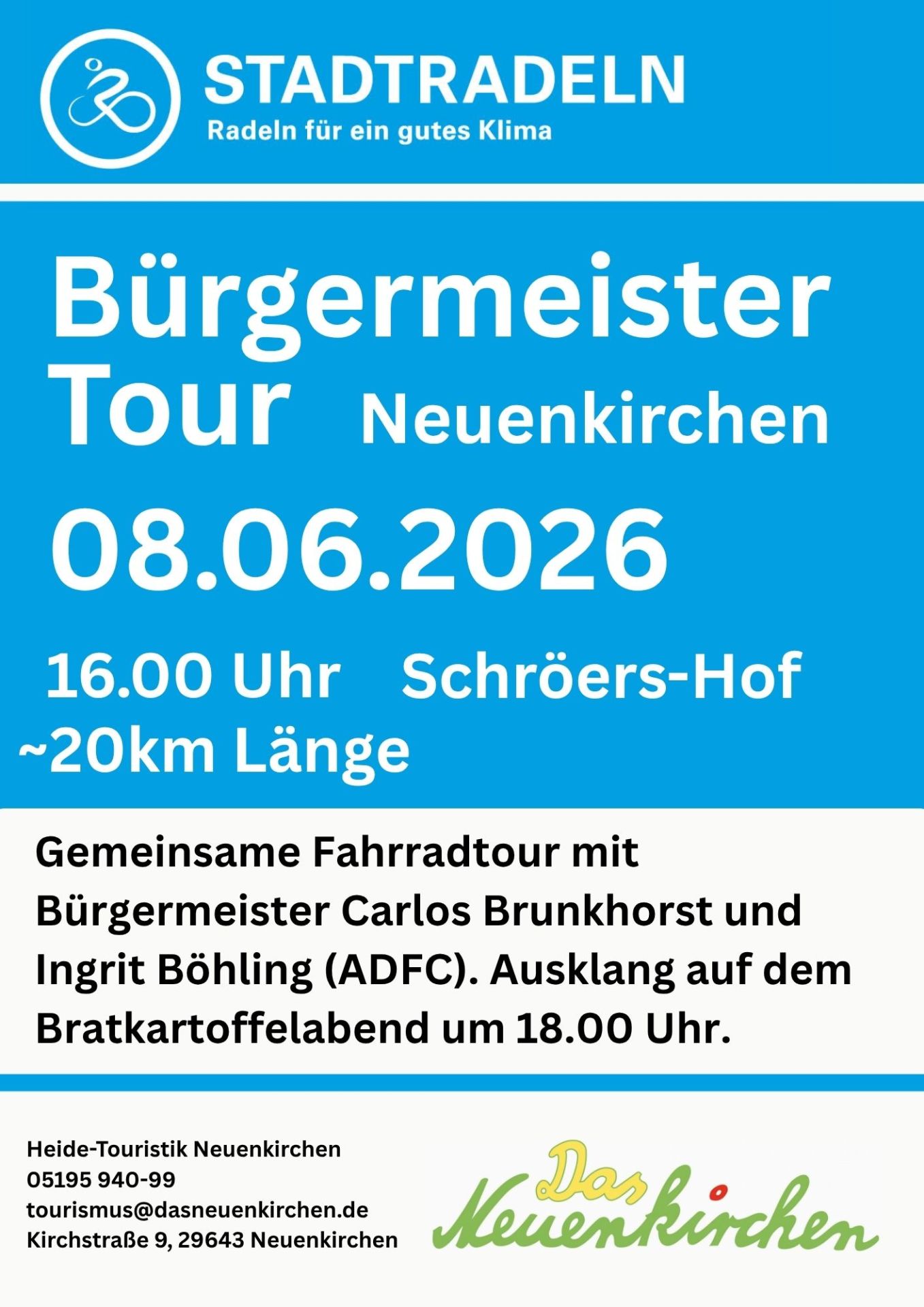 BürgermeisterTour - Plakat