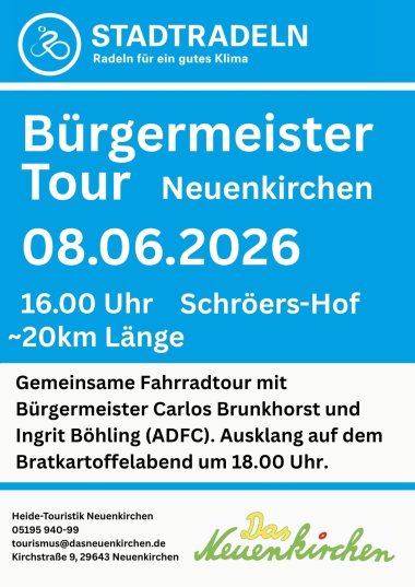 BürgermeisterTour - Plakat