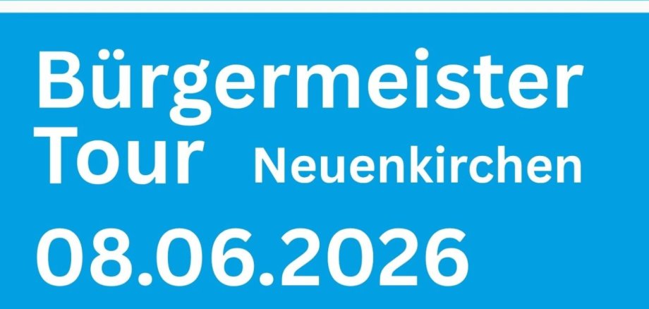 BürgermeisterTour - Plakat