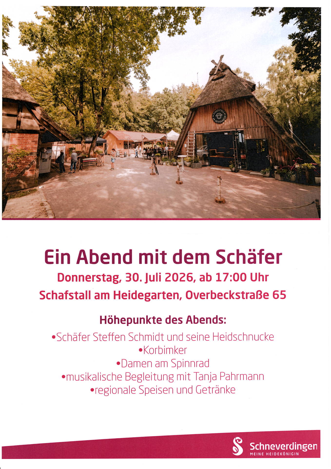 Abend mit dem Schäfer - Plakat Abend mit dem Schäfer - Plakat