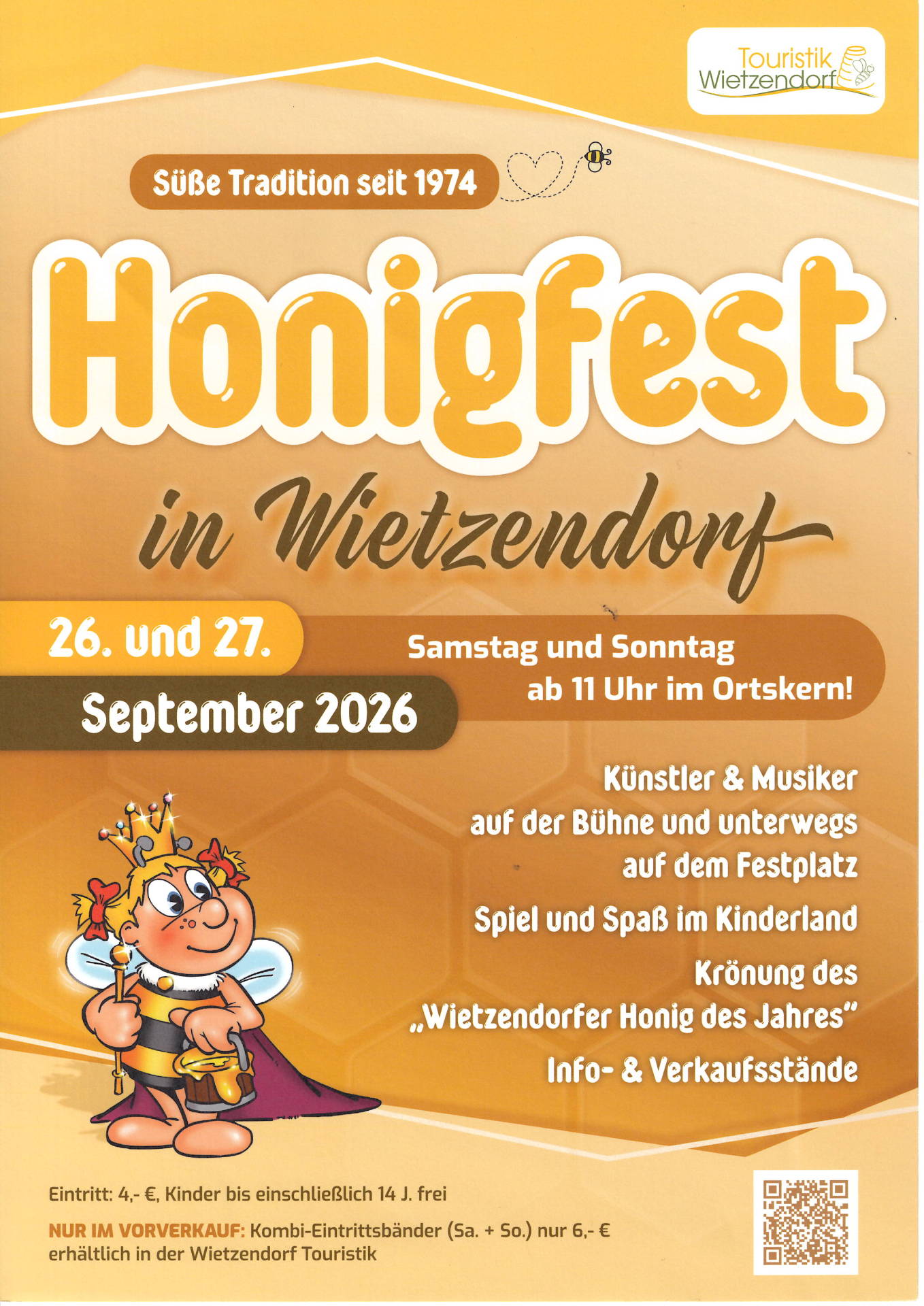 Plakat Honigfest 2026