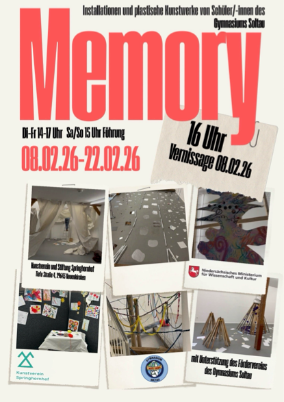 Ausstellung Memory - Poster