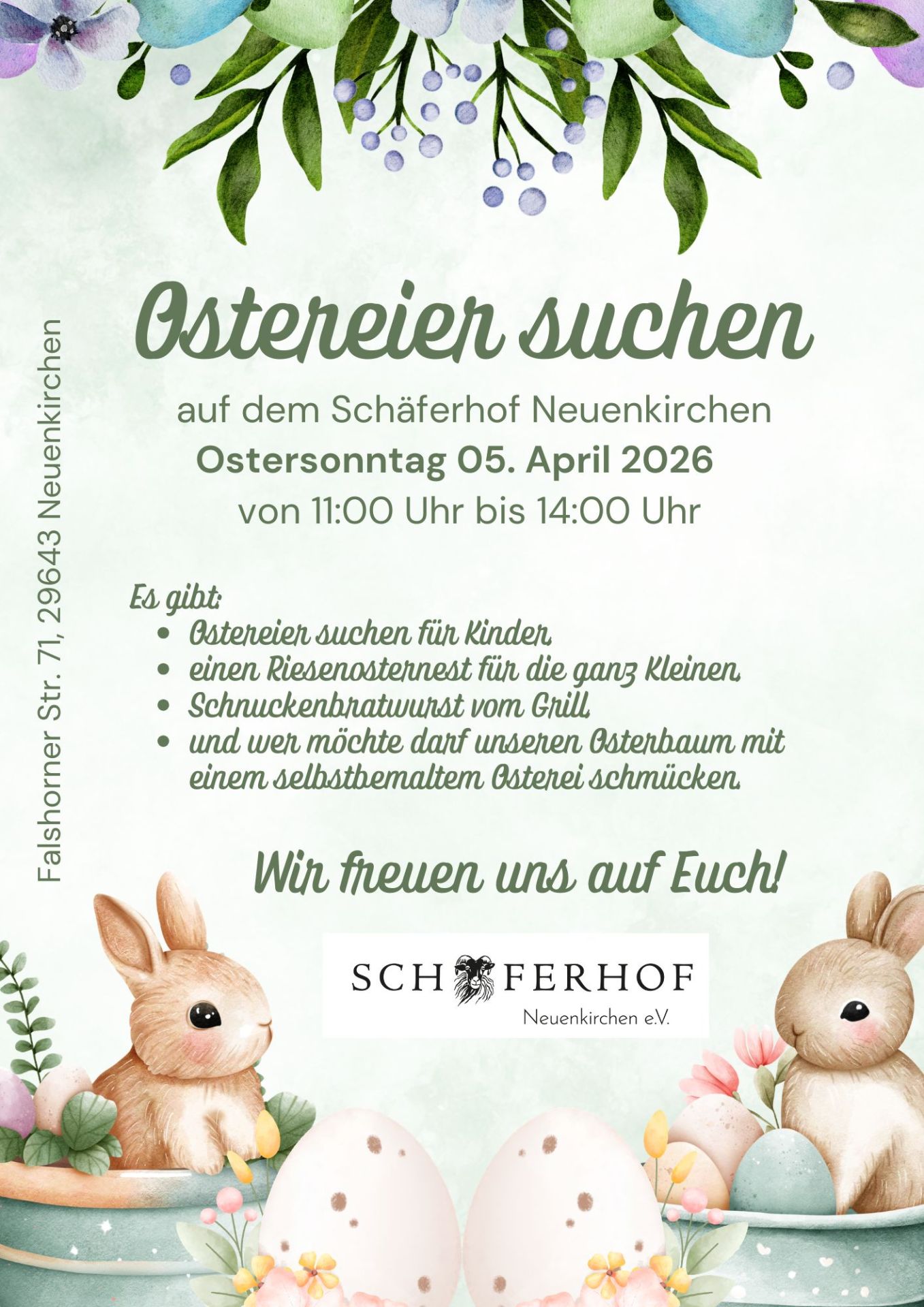 Ostereiersuche Plakat 2026 Ostereiersuche Plakat 2026