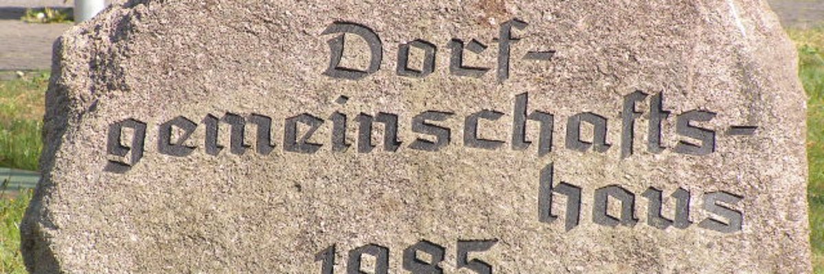 Findling als Hinweis