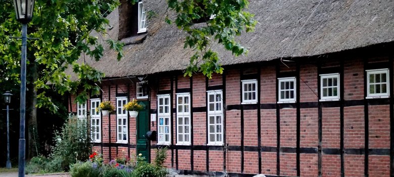 Seitenansicht Vierständerhaus Seitenansicht des Vierständerhauses